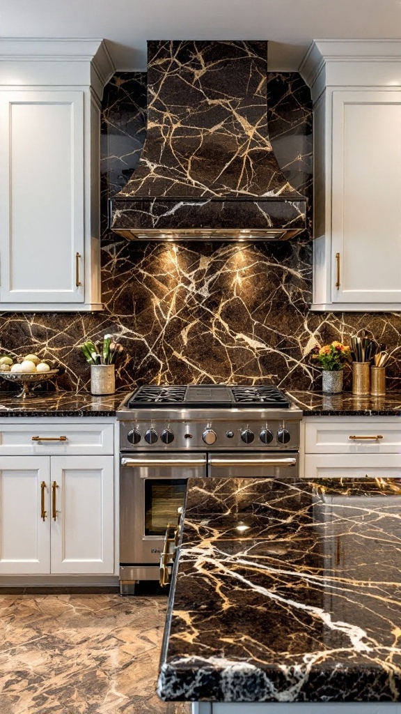 dark-brown-marble-kitchen-countertop