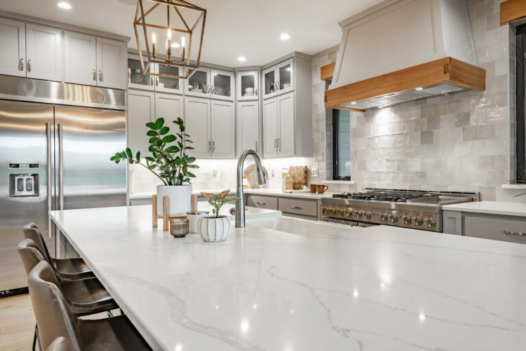 white quartz countertops