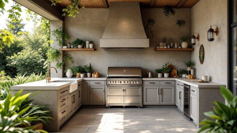 concrete countertops outdoor kitchen